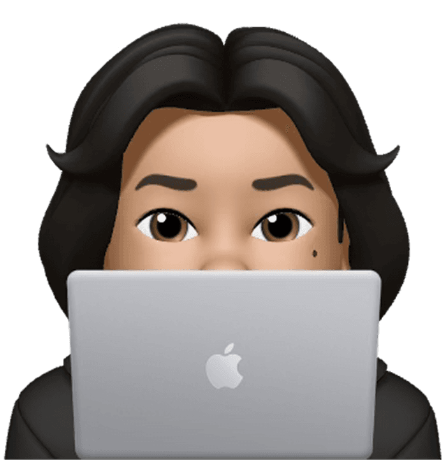 Memoji on laptop
